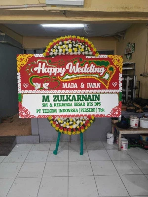 Papan Bunga di Limo Depok