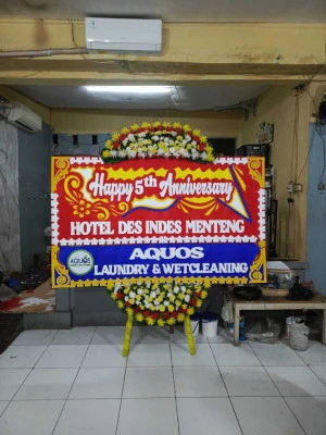 Papan Bunga di Limo Depok