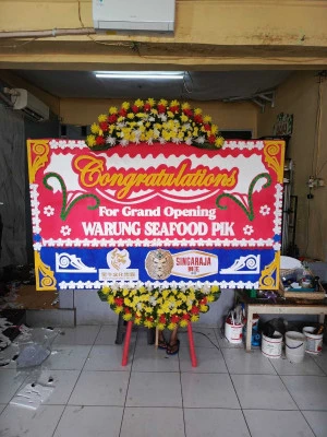 Papan Bunga di Limo Depok