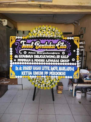Papan Bunga di Limo Depok